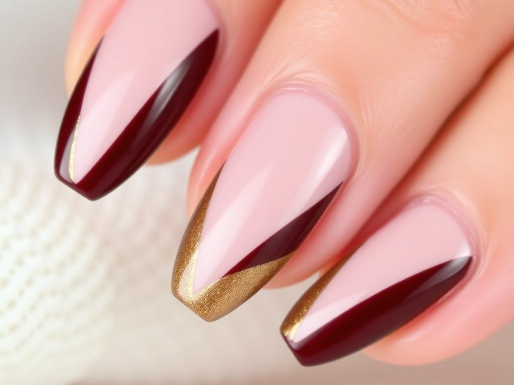 Dwa kolory na paznokciach: trendy, techniki i inspiracje na jesień