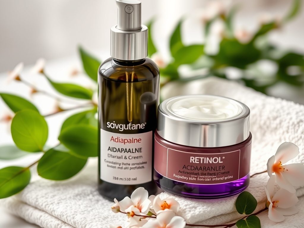 Adapalen a retinol w pielęgnacji skóry problematycznej: kiedy i jak stosować, by uniknąć podrażnień